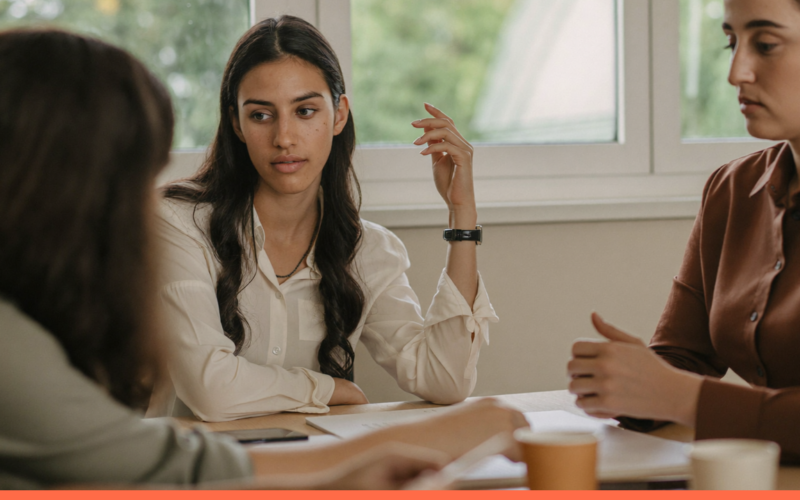 Liderança situacional: pessoas em ambiente de trabalho, capa do artigo do Promova RH